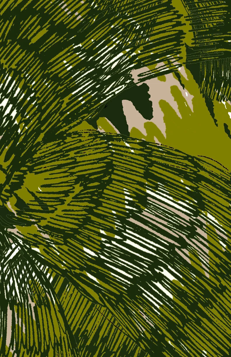 木版画『Tropical paradise 』 木版画『Tropical paradise 』 木版画 『Tropical paradise』